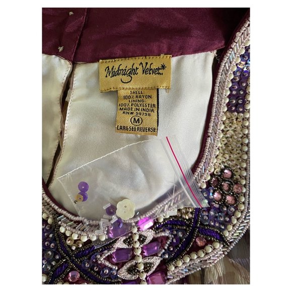 Midnight Velvet Dress Size M - Picture 5 of 5